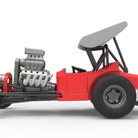 Vintage Winged Front engine dragster Scale 1:25 - Thumbnail 9