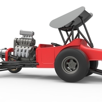 Vintage Winged Front engine dragster Scale 1:25 - Thumbnail 13