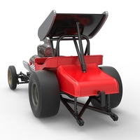 Vintage Winged Front engine dragster Scale 1:25 - Thumbnail 14