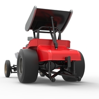 Vintage Winged Front engine dragster Scale 1:25 - Thumbnail 15