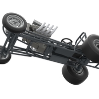 Vintage Front engine dragster Base Scale 1:25 - Thumbnail 3