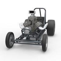 Vintage Front engine dragster Base Scale 1:25 - Thumbnail 5