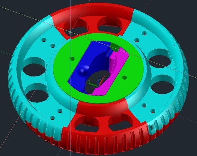 3D Printed WW Wheels with 10 degree negative camber by Vasil S Losev ...