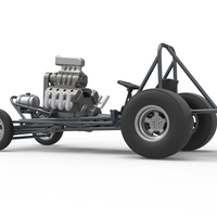 Vintage Front engine dragster Base Scale 1:25 - Thumbnail 13