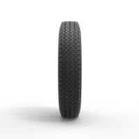 Front wheel of old school dragster Version 3 Scale 1:25 - Thumbnail 4