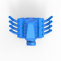 Engine V8 for vintage dragster Version 6 Scale 1:25 - Thumbnail 7