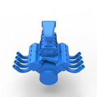 Engine V8 for vintage dragster Version 6 Scale 1:25 - Thumbnail 13