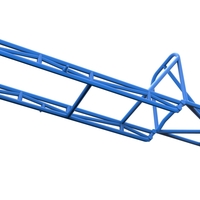 Frame of old school Front engine dragster Version 4 Scale 1:25 - Thumbnail 3