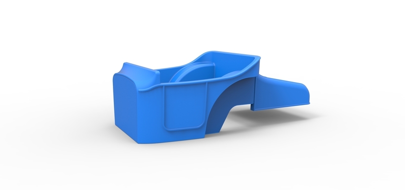 Shell of Vintage front engine dragster Version 3 Scale 1:25