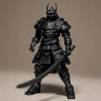 Warrior Figurine 3D STL File - Thumbnail 1