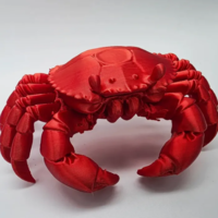 Monster Realistic Crab 3D STL File - Thumbnail 2