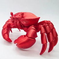 Monster Realistic Crab 3D STL File - Thumbnail 3