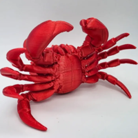 Monster Realistic Crab 3D STL File - Thumbnail 4
