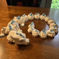 The Glacier-Spined Wyrm 3D STL Model - Thumbnail 3