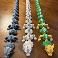 The Glacier-Spined Wyrm 3D STL Model - Thumbnail 5