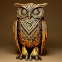 OWL Sculpture 3D STL File - Thumbnail 4