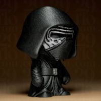 Kylren Mini Figure 3D STL File - Thumbnail 2