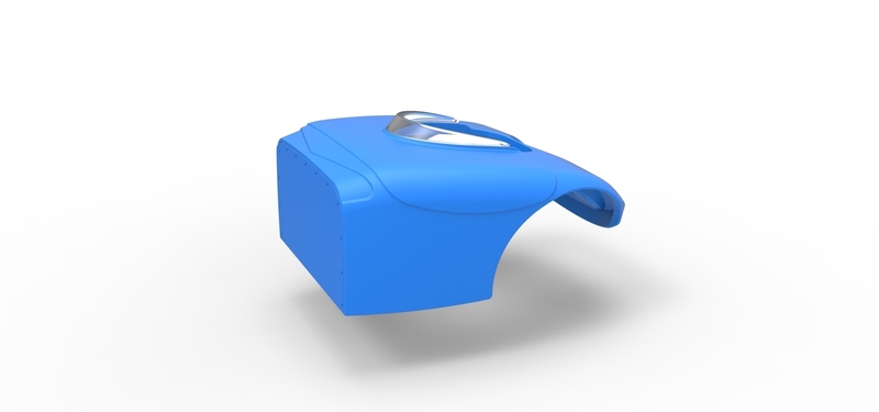 Shell of Vintage front engine dragster Version 4 Scale 1:25