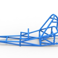 Frame of old school Front engine dragster Version 5 Scale 1:25 - Thumbnail 7
