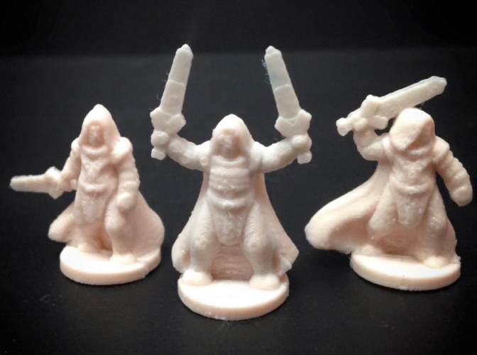 Khem Ra Khu Monks (18mm scale) 3D Print 58436