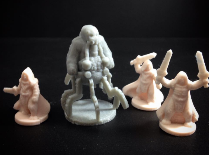 Khem Ra Khu Monks (18mm scale) 3D Print 58437