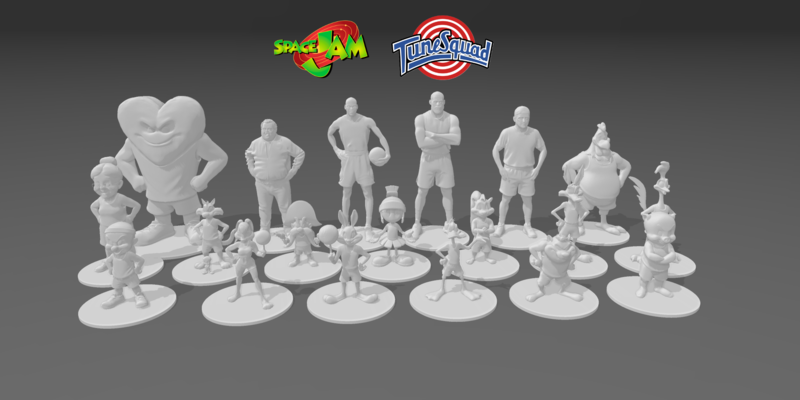 Miniatures - Space Jam Team Tune Squad