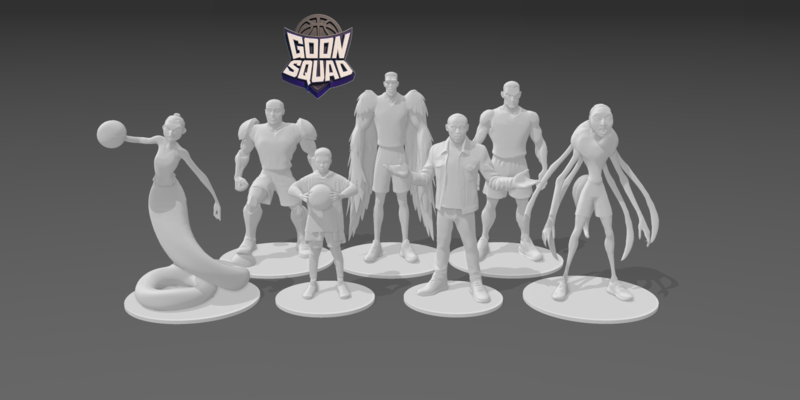 Miniatures - Space Jam Team Goon Squad