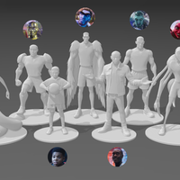 Miniatures - Space Jam Team Goon Squad - Thumbnail 2
