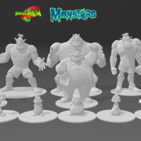 Miniatures - Space Jam Team Monstars - Thumbnail 1