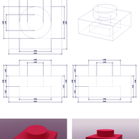  LEGO Plate 1X1 - Thumbnail 2