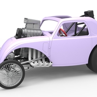 Front engine old school dragster with shell V10 Scale 1:25 - Thumbnail 1