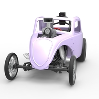 Front engine old school dragster with shell V10 Scale 1:25 - Thumbnail 5