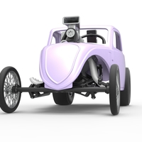 Front engine old school dragster with shell V10 Scale 1:25 - Thumbnail 6