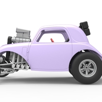 Front engine old school dragster with shell V10 Scale 1:25 - Thumbnail 9