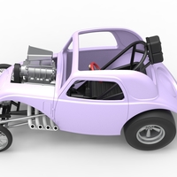 Front engine old school dragster with shell V10 Scale 1:25 - Thumbnail 10