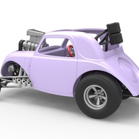 Front engine old school dragster with shell V10 Scale 1:25 - Thumbnail 12