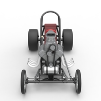 Vintage Front engine dragster Base V3 Scale 1:25 - Thumbnail 8