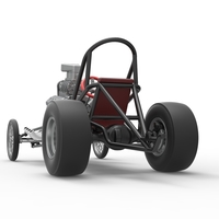 Vintage Front engine dragster Base V3 Scale 1:25 - Thumbnail 15