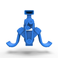 Engine V8 for vintage dragster Version 7 Scale 1:25 - Thumbnail 5