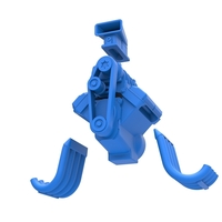 Engine V8 for vintage dragster Version 7 Scale 1:25 - Thumbnail 15