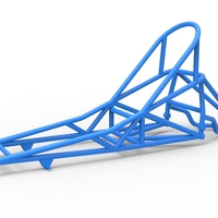 Frame of old school Front engine dragster V6 Scale 1:25 - Thumbnail 1