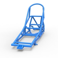 Frame of old school Front engine dragster V6 Scale 1:25 - Thumbnail 4