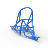 Frame of old school Front engine dragster V6 Scale 1:25 - Thumbnail 10