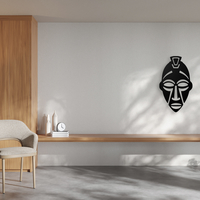 Stylized African Mask Wall Art - Thumbnail 2
