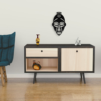 Stylized African Mask Wall Art - Thumbnail 4