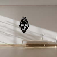 Stylized African Mask Wall Art - Thumbnail 5