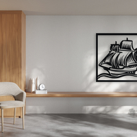 Vintage Sailing Ship Wall Art - Thumbnail 2