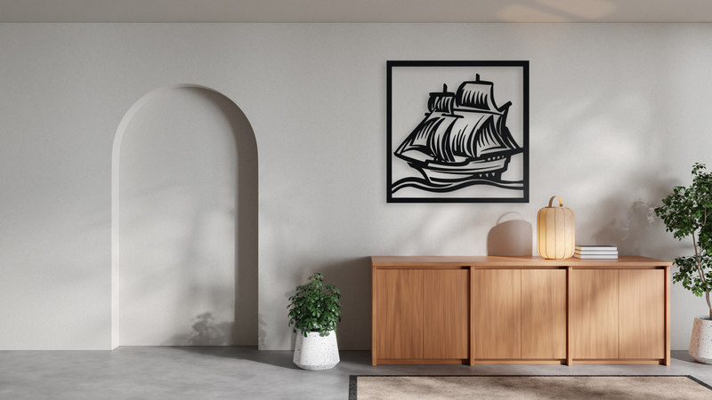 Vintage Sailing Ship Wall Art