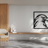 Eagle Head Wall Art - Thumbnail 2