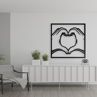 Heart Hands Wall Art - Thumbnail 1